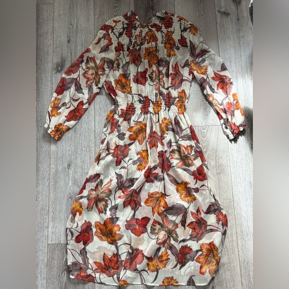 Zara Multicolor Ruffled Dress